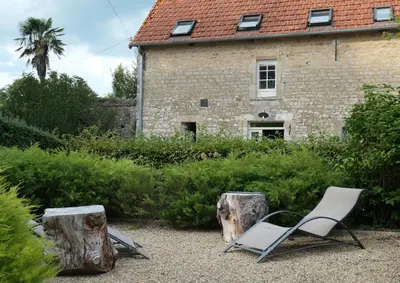 Jardin de l'établissement Chateau Le Colombier
