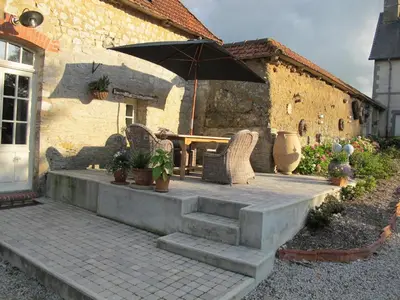 Jardin de l'établissement Chateau Le Colombier
