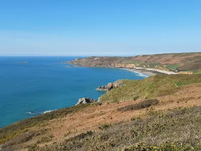 Paysage naturel près de le village vacances