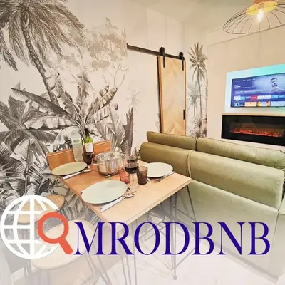 MRODBNB - Appart Neuf - Aperçu Mer - 25m Plage & Resto - Ciné - Cheminée - Popcorn