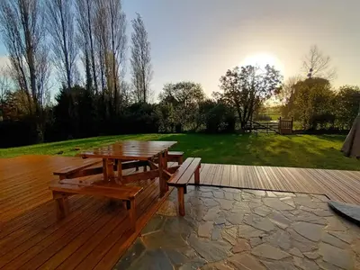 Jardin de l'établissement Gite du haut Brésil