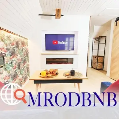 MRODBNB - Appart Neuf - Vue Mer - 25m Plage & Resto - Ciné - cheminée - Popcorn