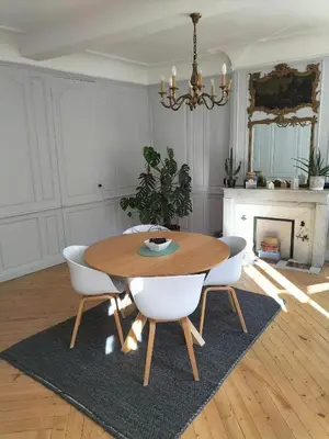 Cuisine ou kitchenette dans l'établissement La chambre des Remparts