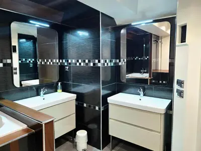 Salle de bains dans l'établissement Logement Moderne & Spacieux au cœur de CAEN