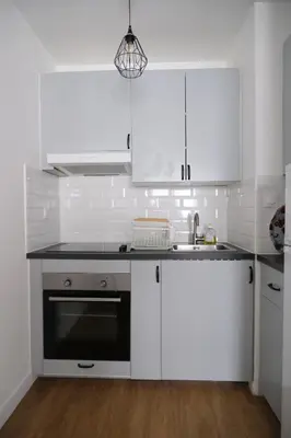 Cuisine ou kitchenette dans l'établissement Appartement 3 pièces - Cabourg