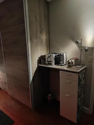 Cuisine ou kitchenette dans l'établissement Chez Stéphanie et Sylvain