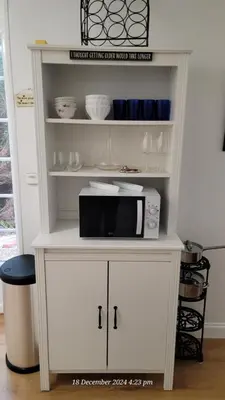 Cuisine ou kitchenette dans l'établissement Maison St. James