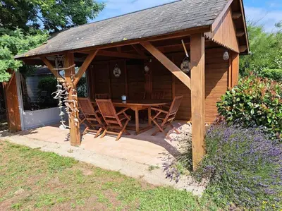 Jardin de l'établissement Gîte Le Scoubidou, bord de mer