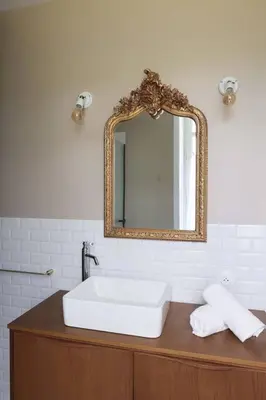 Salle de bains dans l'établissement Le Perchoir Gîte de charme dans château -SPA-