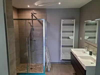 Salle de bains dans l'établissement Camilena