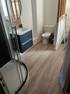Salle de bains dans l'établissement Charmant studio cosy avec parking
