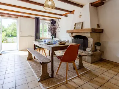 Coin salon dans l'établissement Holiday Home La Marinière by Interhome