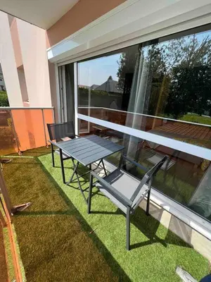 Balcon ou terrasse dans l'établissement Studio - La parenthèse Valognaise