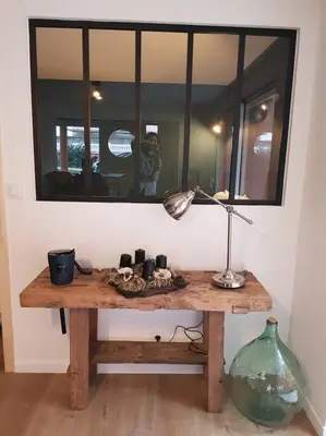 Plan de l'établissement L'atelier, appart avec jardin à 100 m de la mer.