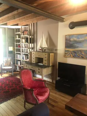 Coin salon dans l'établissement Mon Plaisir de Carteret