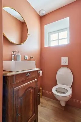 Salle de bains dans l'établissement Maison Maliott