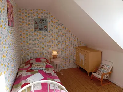 Un ou plusieurs lits dans un hébergement de l'établissement Maison de pécheur a Barfleur