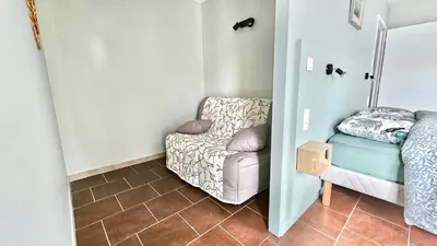 Coin salon dans l'établissement le refuge