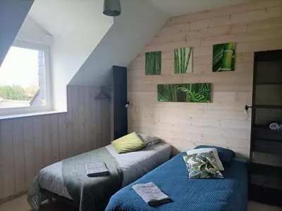 Un ou plusieurs lits dans un hébergement de l'établissement Relais de Moidrey