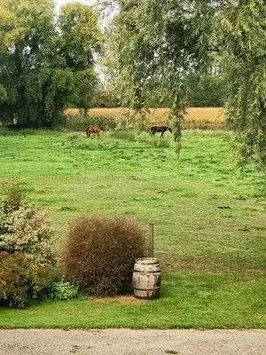 Jardin de l'établissement Relais de Moidrey