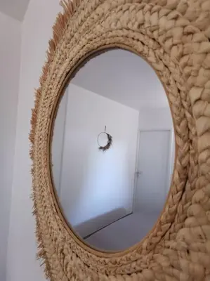 Salle de bains dans l'établissement Appartement accès direct à la plage