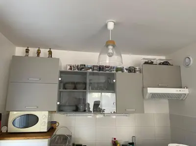Cuisine ou kitchenette dans l'établissement Appartement le Kingsbridge