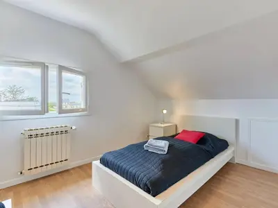 Un ou plusieurs lits dans un hébergement de l'établissement Maison de Campagne Familiale à Portbail - 6 personnes