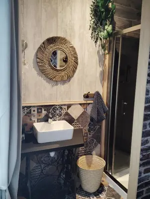 Salle de bains dans l'établissement La cabane des pêcheurs