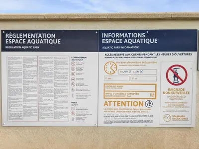 Certificat, récompense, panneau ou autre document affiché dans l'établissement Camping Riva Bella