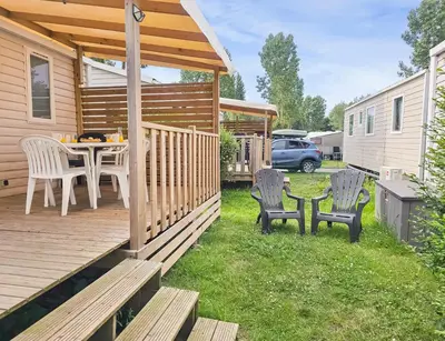 Jardin de l'établissement Camping Riva Bella