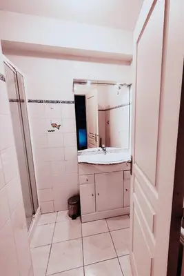 Salle de bains dans l'établissement Escapade cotentine