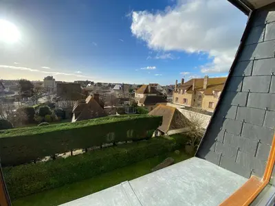 Vue générale sur la montagne ou vue sur la montagne depuis l'appartement