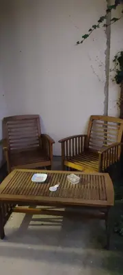 Coin salon dans l'établissement Cabourg Plage