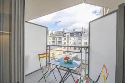 Balcon ou terrasse dans l'établissement Le Port de Plaisance - Hypercentre de Caen