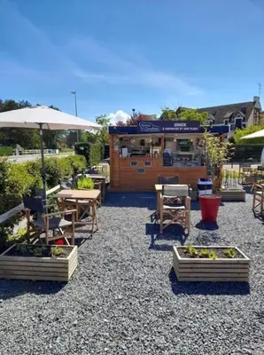 Jardin de l'établissement Studio Cabourg - Home-Varaville avec jardin