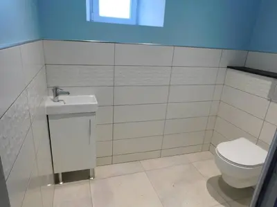 Salle de bains dans l'établissement gite de la laiserie