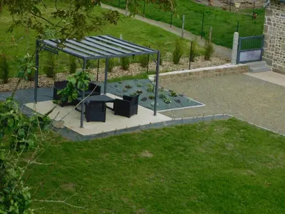 Jardin de l'établissement gite de la laiserie