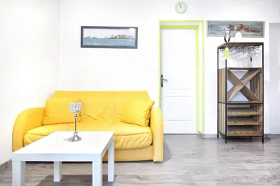Coin salon dans l'établissement A 2 pas de la mer - Plage à 50m