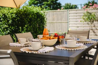 Nourriture dans la maison de vacances ou à proximité
