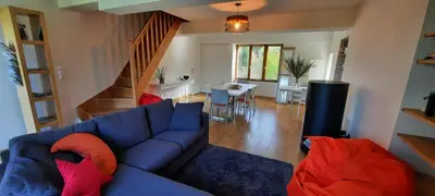 Coin salon dans l'établissement La Petite Taupe - Chambres d'hôtes