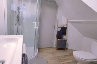 Salle de bains dans l'établissement The Gast-House : Family