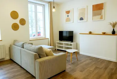 Télévision ou salle de divertissement dans l'établissement Logement proche Hypercentre CAEN