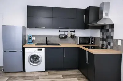 Cuisine ou kitchenette dans l'établissement Logement proche Hypercentre CAEN
