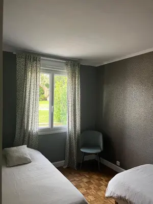 Un ou plusieurs lits dans un hébergement de l'établissement La Potinière - Maison familiale