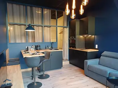 Plan de l'établissement Ô Valvi - Suite balnéo, terrasse et parking privé - Saint-Lô centre
