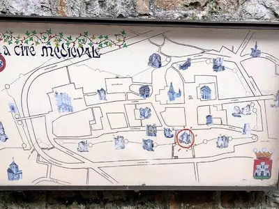 Plan de l'établissement La maison sur les remparts