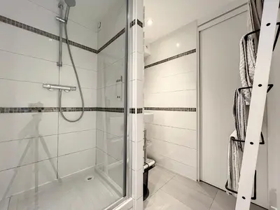 Salle de bains dans l'établissement La sapinière, duplex de charme