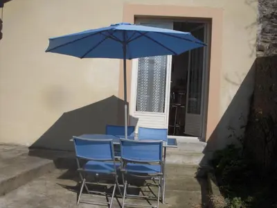 Terrasse ou espace extérieur de l'établissement Les Gîtes Cancalais