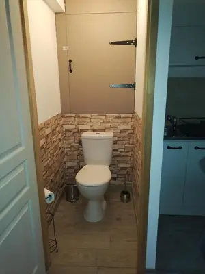 Salle de bains dans l'établissement Ti Korrigan