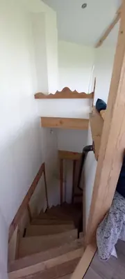 Un ou plusieurs lits superposés dans un hébergement de l'établissement Le vieux Moulin de Pierre